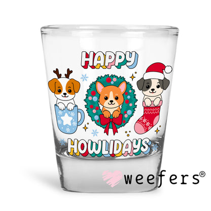 Happy Howlidays Christmas Dogs UV DTF Decal - Weefers