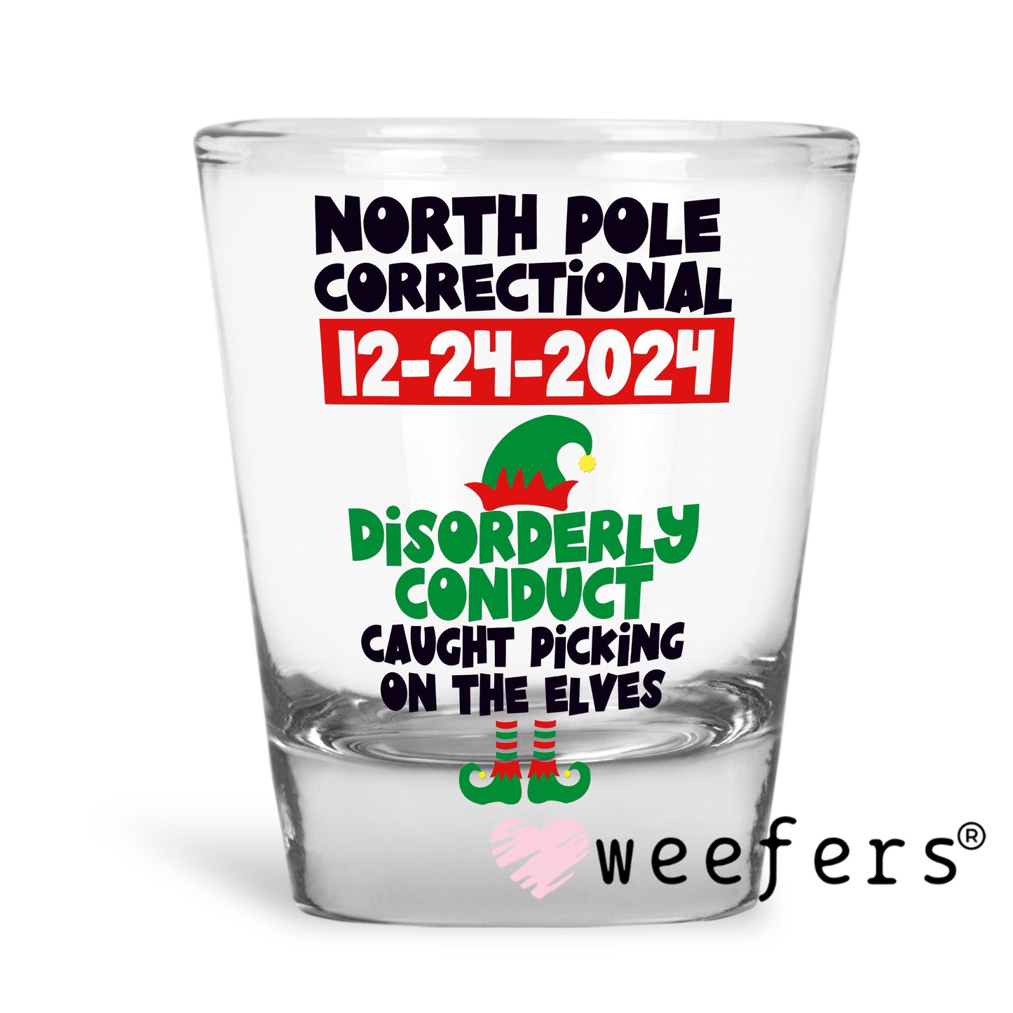 Funny Matching Christmas Correctional Family UV DTF Decal - Weefers