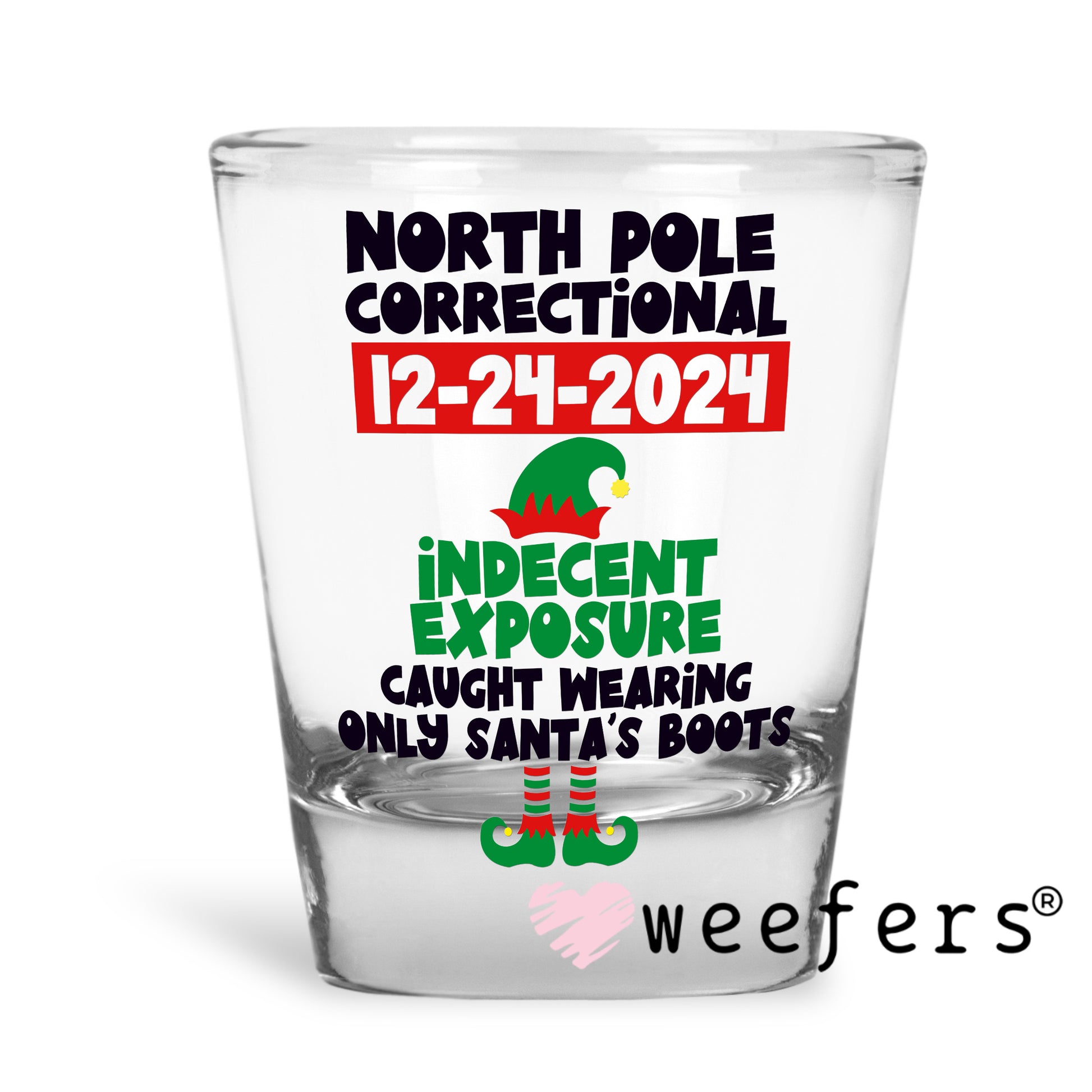 Funny Matching Christmas Correctional Family UV DTF Decal - Weefers