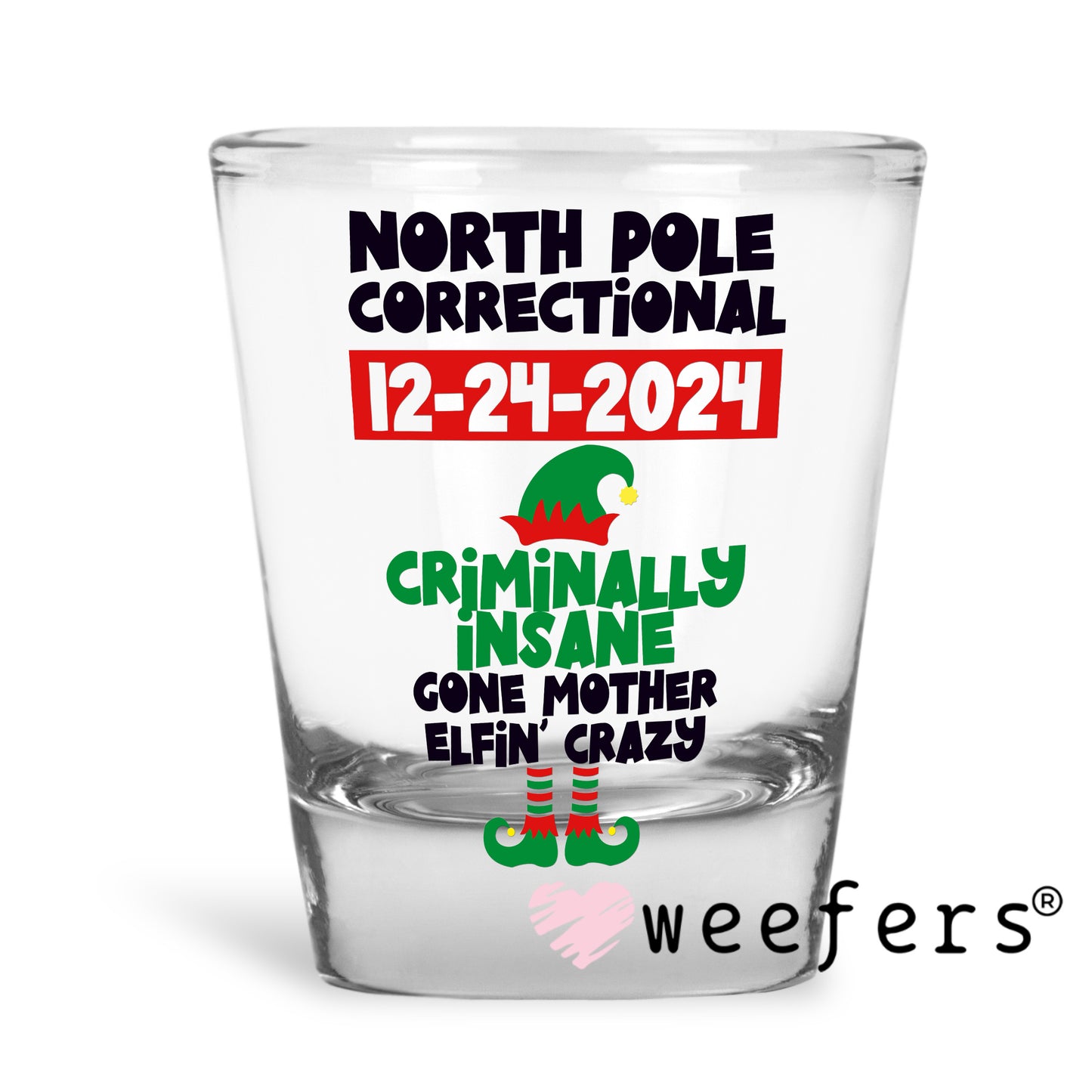 Funny Matching Christmas Correctional Family UV DTF Decal - Weefers