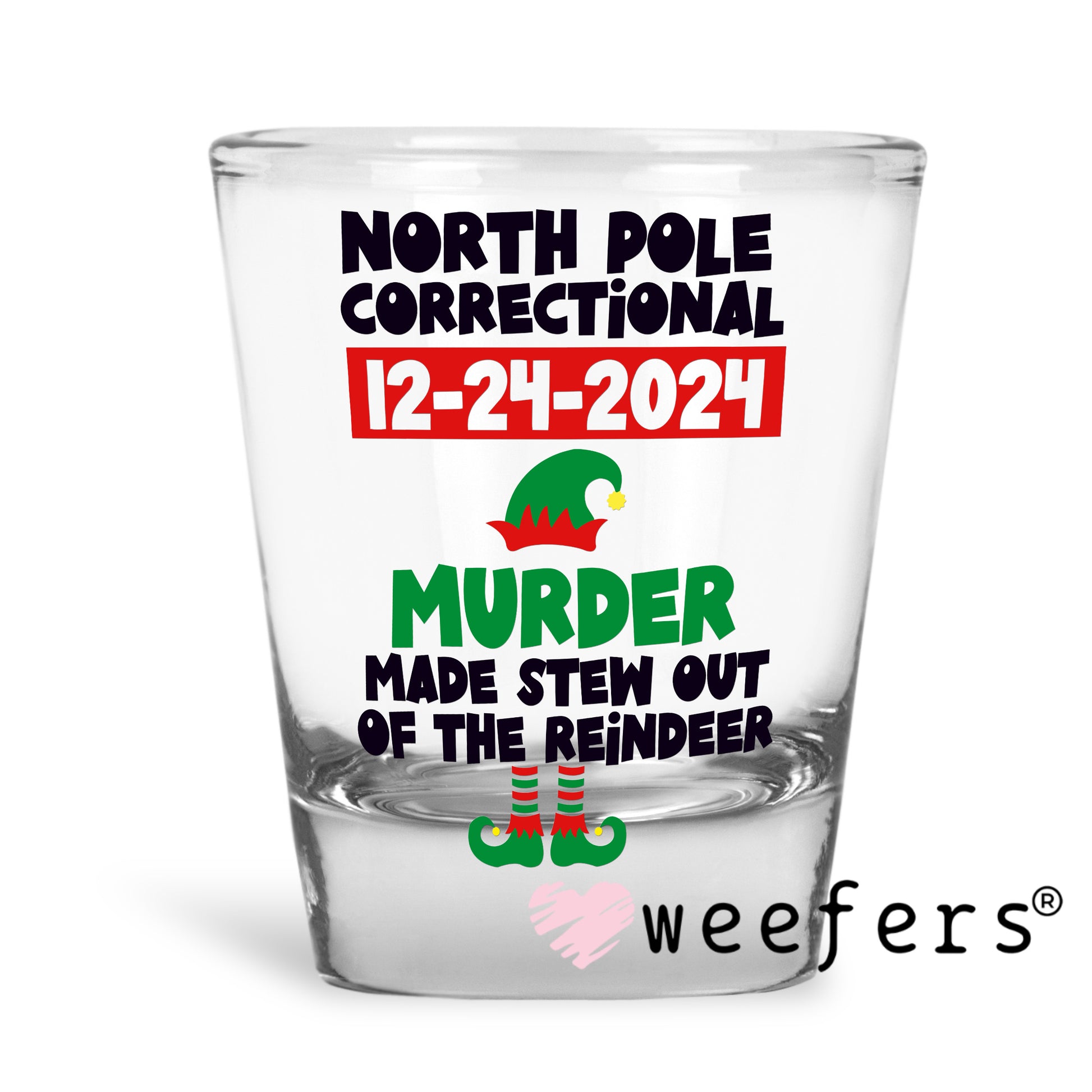 Funny Matching Christmas Correctional Family UV DTF Decal - Weefers