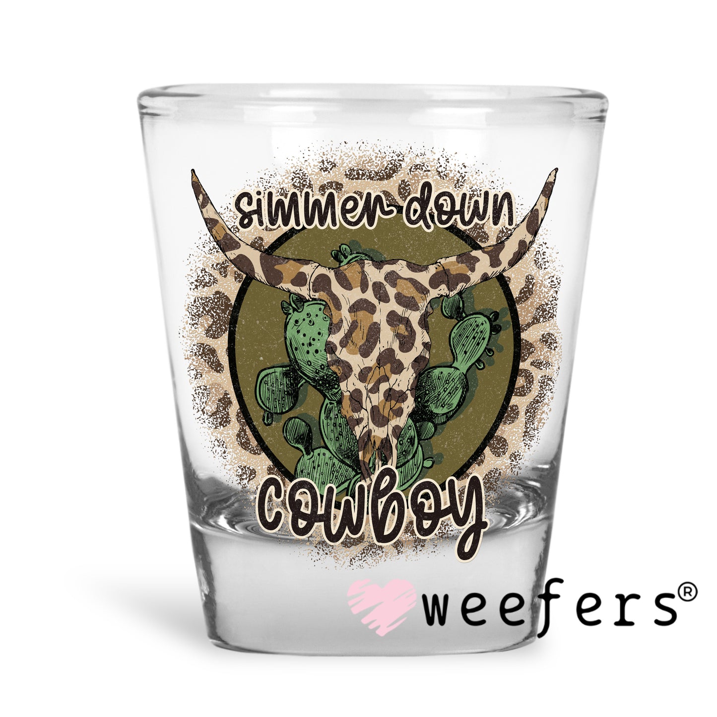 Simmer Down Cowboy Western UV DTF Decal - Weefers