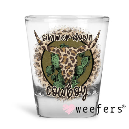 Simmer Down Cowboy Western UV DTF Decal - Weefers