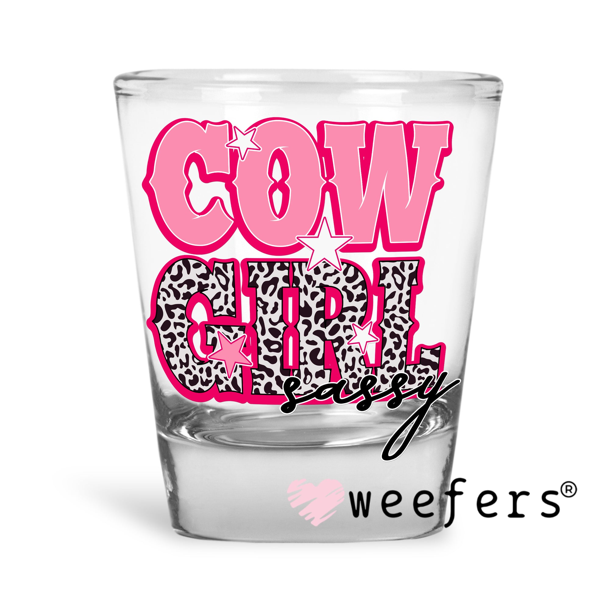 Pink Cow Girl Western UV DTF Decal - Weefers