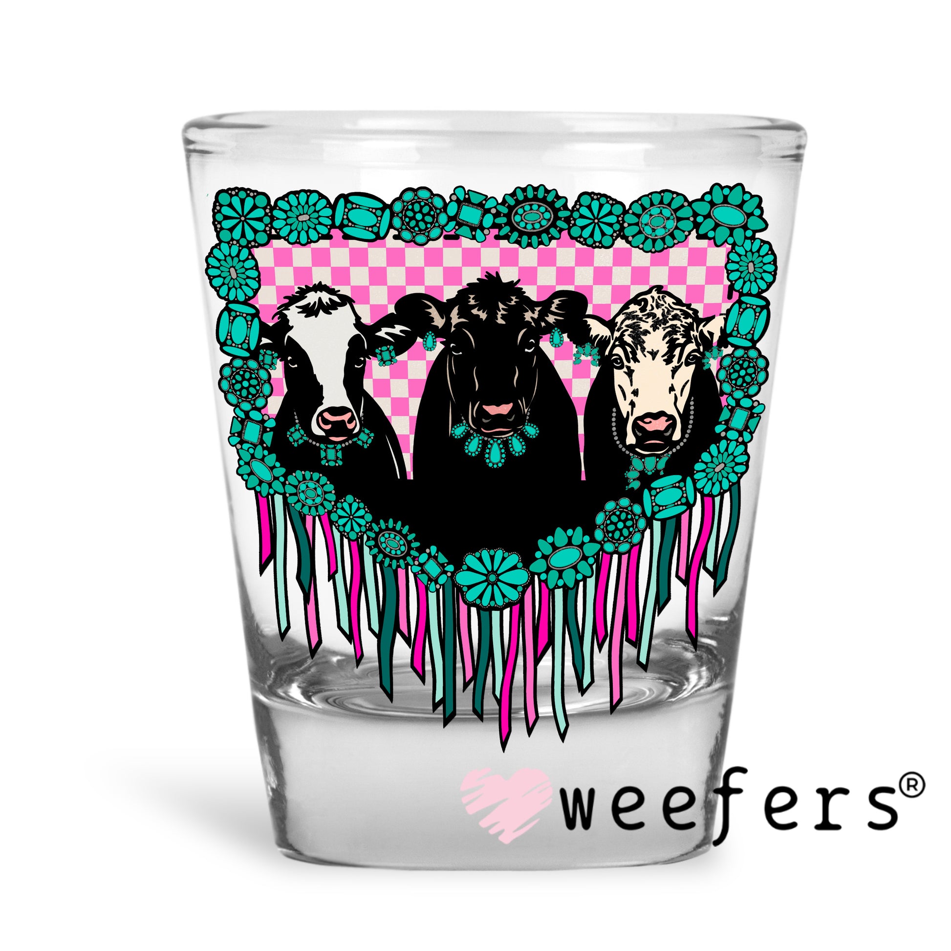 Fringe Cow Friends Western UV DTF Decal - Weefers