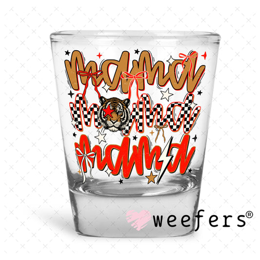UV DTF Decal - Mama Stacked Western Shot Glass Heavy Base Weefers