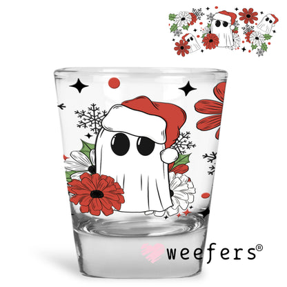 Christmas Ghost and Holly UV DTF Cup Wrap - Weefers