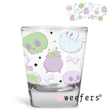 Load image into Gallery viewer, Skulls, Ghosts and Bones Halloween UV DTF Cup Wrap - Weefers
