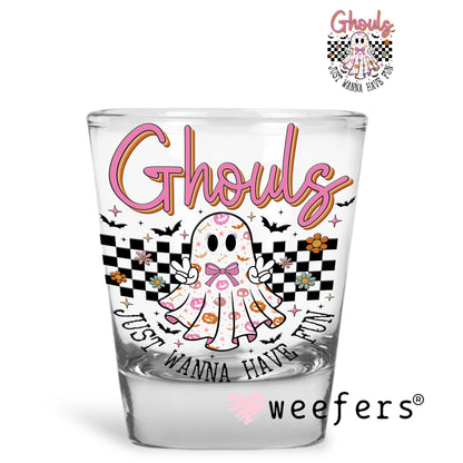 Ghouls Just Wanna Have Fun Pink UV DTF Decal - Weefers