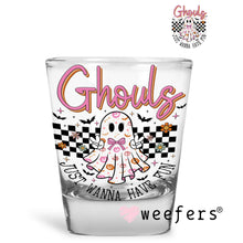 Load image into Gallery viewer, Ghouls Just Wanna Have Fun Pink UV DTF Decal - Weefers
