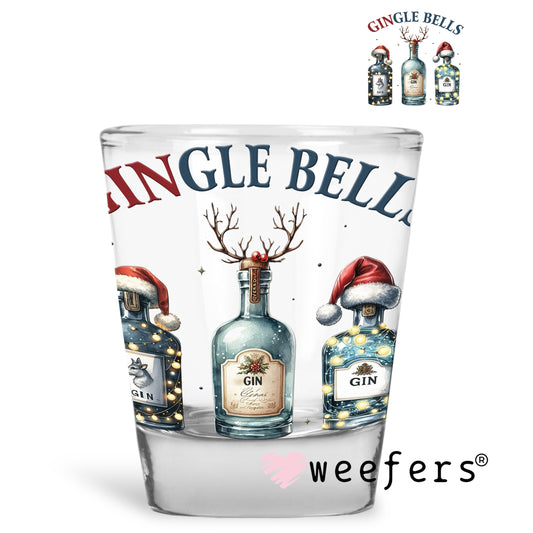 GinGle Bells Christmas Drink UV DTF Decal - Weefers