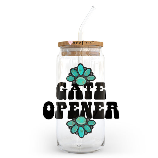 Gate Opener 20oz Libbey Glass Can, 34oz Hip Sip, 40oz Tumbler, 24oz Cold Cup UV DTF or Sublimation Decal Transfer - Weefers