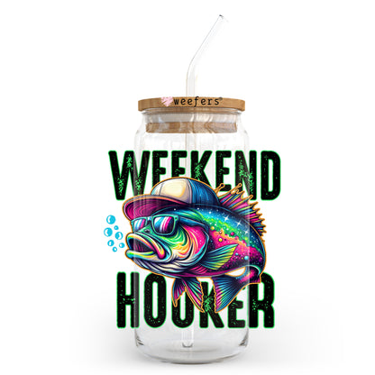 Weekend Hooker 20oz Libbey Glass Can, 34oz Hip Sip, 40oz Tumbler, 24oz Cold Cup UV DTF or Sublimation Decal Transfer - Weefers