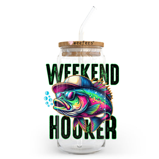 Weekend Hooker 20oz Libbey Glass Can, 34oz Hip Sip, 40oz Tumbler, 24oz Cold Cup UV DTF or Sublimation Decal Transfer - Weefers