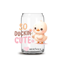 Load image into Gallery viewer, a glass jar with a duck in it
