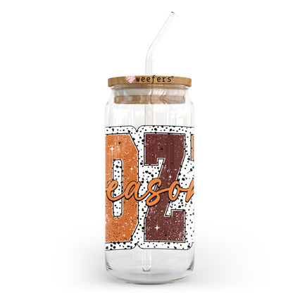 Cozy Season 20oz Libbey Glass Can, 34oz Hip Sip, 40oz Tumbler, 24oz Cold Cup UV DTF or Sublimation Decal Transfer - Weefers