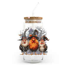 Load image into Gallery viewer, Rooster Witches 20oz Libbey Glass Can, 34oz Hip Sip, 40oz Tumbler, 24oz Cold Cup UV DTF or Sublimation Decal Transfer - Weefers
