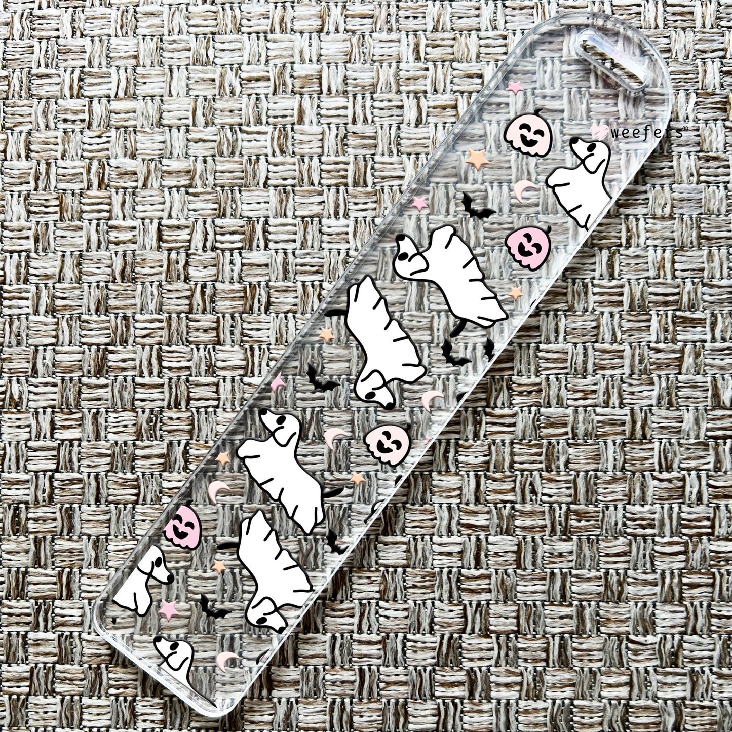 Dachshund Ghosts Bookmark UV DTF Decal - Weefers