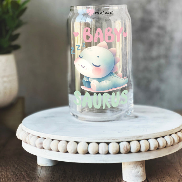 a glass jar with a picture of a bear inside of it