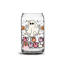 Load image into Gallery viewer, Let&#39;s Go Ghouls Halloween 16oz Libbey Glass Can UV-DTF or Sublimation Wrap - Decal

