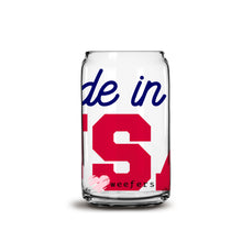 Load image into Gallery viewer, Made in the USA 16oz Libbey Glass Can UV-DTF or Sublimation Wrap - Decal
