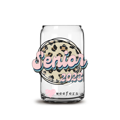 Retro Senior 23 16oz Libbey Glass Can UV DTF or Sublimation Wrap - Decal - Weefers