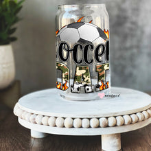 Load image into Gallery viewer, Soccer Dad Libbey Glass Can UV-DTF or Sublimation Wrap - Decal
