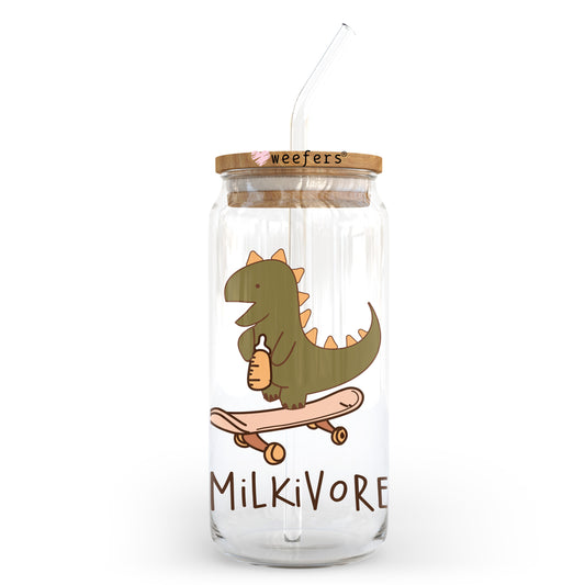 Milkivore 20oz Libbey Glass Can UV DTF or Sublimation Wrap - Decal Transfer - Weefers