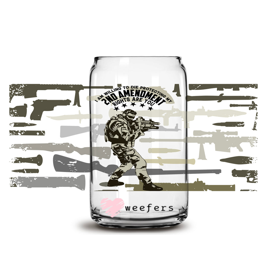 a glass jar with a picture of a soldier on it