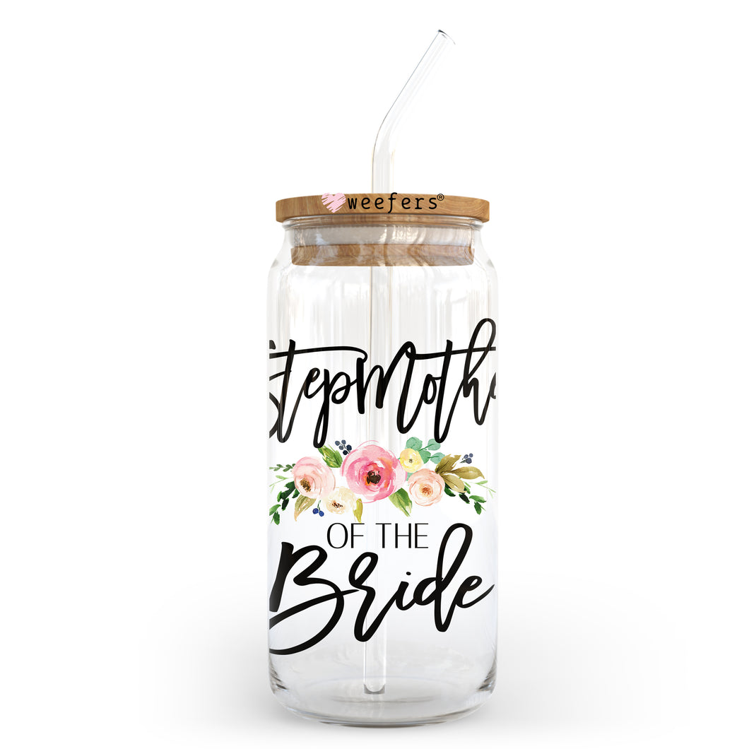 StepMother of the Bride  20oz Libbey Glass Can, 34oz Hip Sip, 40oz Tumbler UVDTF or Sublimation Decal Transfer