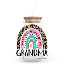 Load image into Gallery viewer, Mother&#39;s Day Grandma Boho Rainbow 20oz Libbey Glass Can UV-DTF or Sublimation Wrap - Decal
