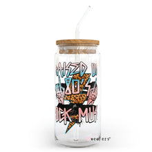Load image into Gallery viewer, Raised on 80&#39;s Rock Music 20oz Libbey Glass Can UV-DTF or Sublimation Wrap - Decal
