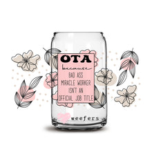 Load image into Gallery viewer, OTA Bad Ass 16oz Libbey Glass Can UV-DTF or Sublimation Wrap - Decal
