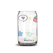 Load image into Gallery viewer, Retro Cat Meow Libbey Glass Can Wrap UV-DTF Sublimation Transfers
