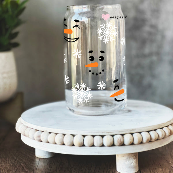 Happy Face Glass Can with Straw and Lid – Ruth and Naomi