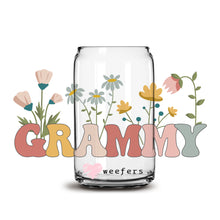 Load image into Gallery viewer, Retro Grammy 16oz Libbey Glass Can UV-DTF or Sublimation Wrap - Decal
