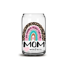 Load image into Gallery viewer, Mother&#39;s Day Mom Boho Rainbow Libbey Glass Can UV-DTF or Sublimation Wrap - Decal
