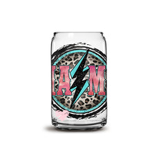 Load image into Gallery viewer, Mama Lightening Cheetah 16oz Libbey Glass Can UV-DTF or Sublimation Wrap - Decal

