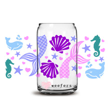 Load image into Gallery viewer, Mermaid Dreams Libbey Glass Can UV-DTF or Sublimation Wrap - Decal
