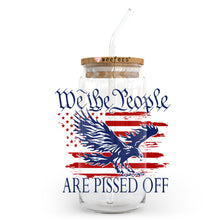 Load image into Gallery viewer, a patriotic mason jar with a straw in it
