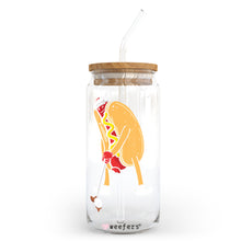 Load image into Gallery viewer, Hotdog Golfer 20oz Libbey Glass Can UV-DTF or Sublimation Wrap - Decal
