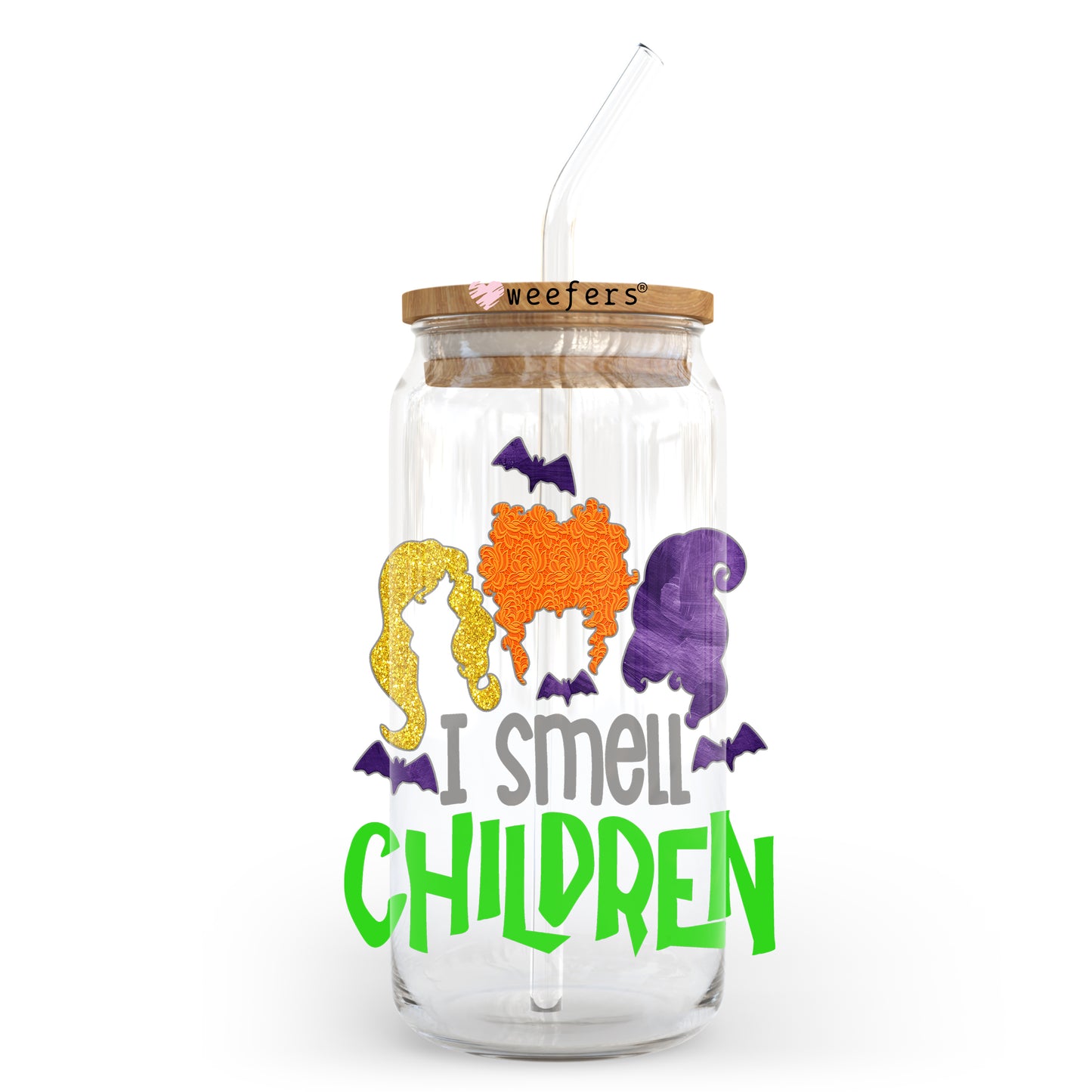 I Smell Children 20oz Libbey Glass Can, 34oz Hip Sip, 40oz Tumbler UV DTF or Sublimation Decal Transfer - Weefers