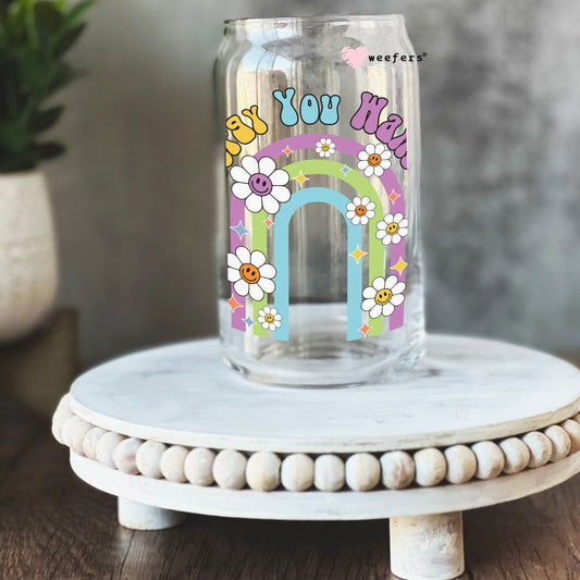 Be The Energy You Want to Attract 16oz Libbey Glass Can UV DTF or Sublimation Cup Wrap - Decal Transfer Weefers