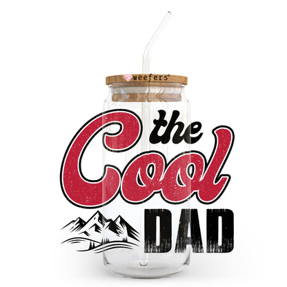 The Cool Dad 20oz Libbey Glass Can, 34oz Hip Sip, 40oz Tumbler UV DTF or Sublimation Decal Transfer - Weefers