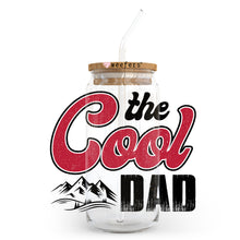 Load image into Gallery viewer, The Cool Dad 20oz Libbey Glass Can, 34oz Hip Sip, 40oz Tumbler UVDTF or Sublimation Decal Transfer
