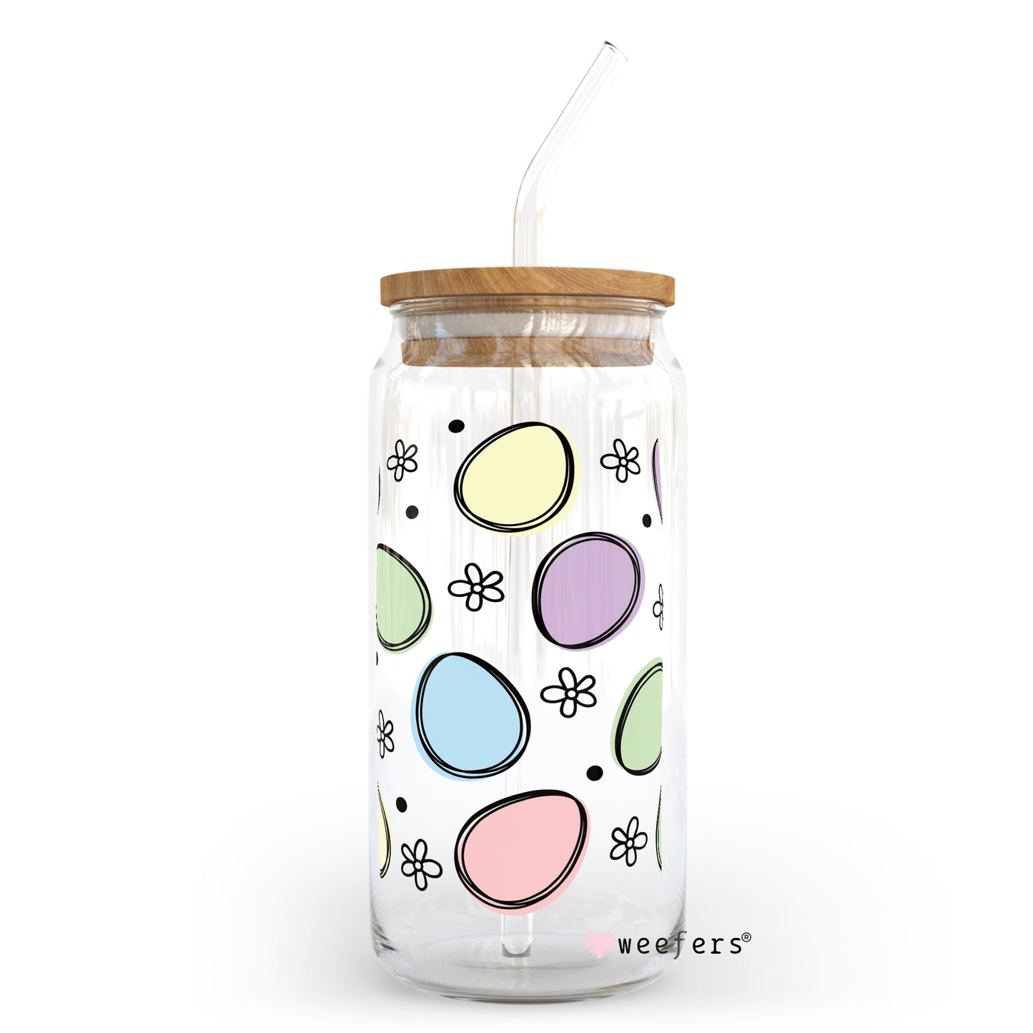 Easter Egg Hunt 20oz Libbey Glass Can, 34oz Hip Sip, 40oz Tumbler UV DTF or Sublimation Decal Transfer - Weefers