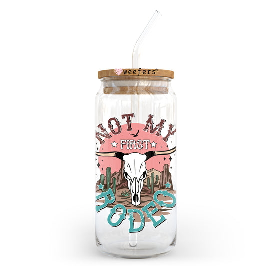 Not My Rodeo 20oz Libbey Glass Can UV DTF or Sublimation Wrap - Decal Transfer Weefers