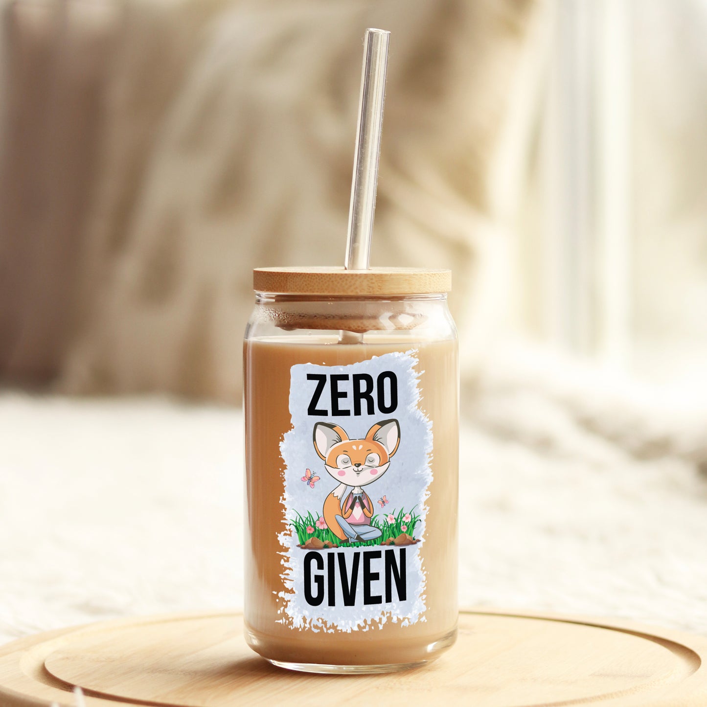 Zero Given 16oz Libbey Glass Can UV DTF or Sublimation Wrap - Decal - Weefers