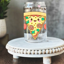 Load image into Gallery viewer, You own a Pizza of my Heart 16oz Libbey Glass Can UV-DTF or Sublimation Wrap - Decal
