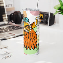 Load image into Gallery viewer, 20oz Skinny Tumbler Wrap - Crazy!  I prefer the term mentally hilarious
